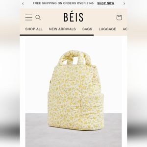 Beis 'Garden Party' travel diaper bag